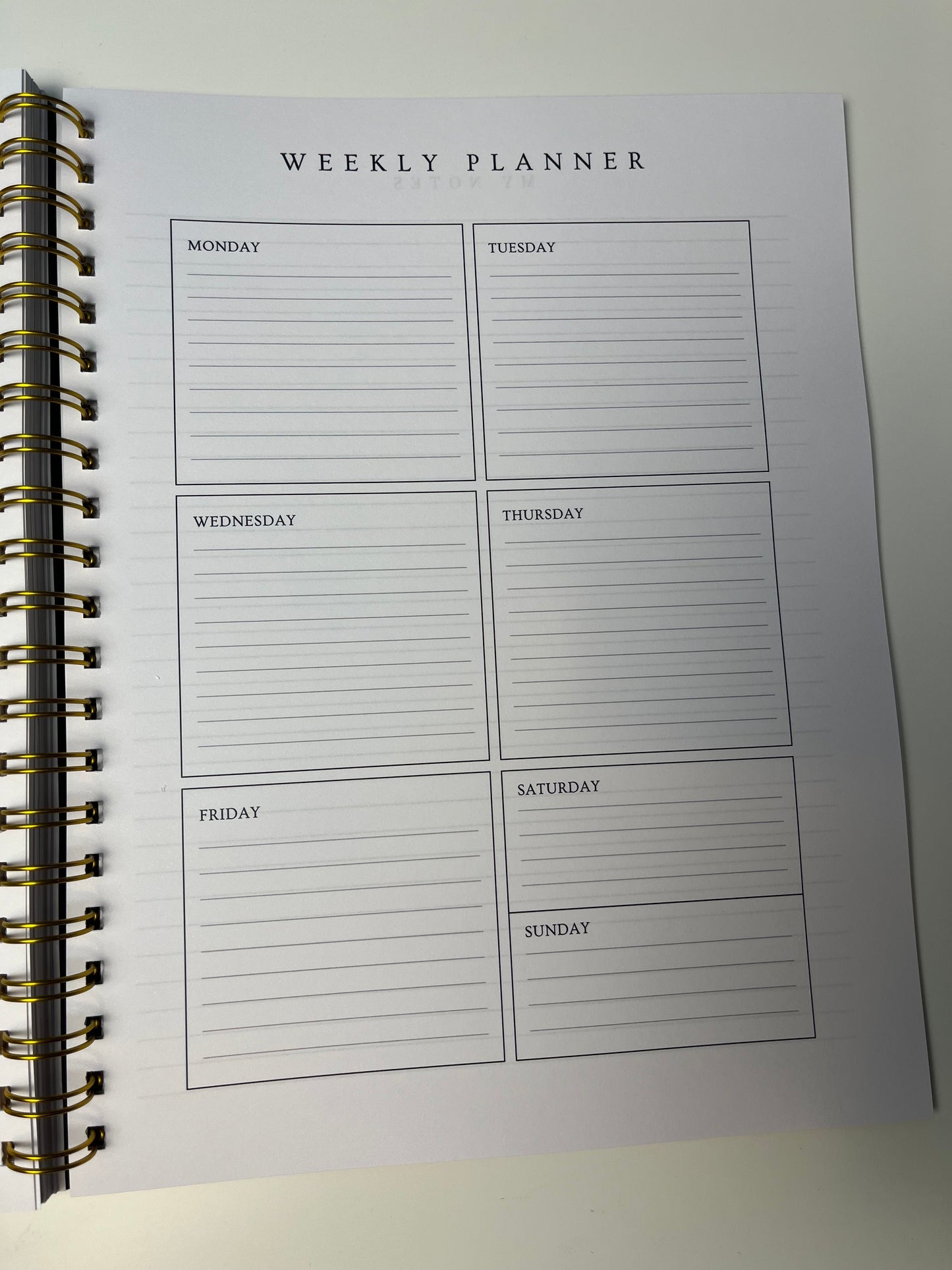 TEACH.PLAN.GO! Signature Gratitude Weekly Planner – Undated, 8.5" x 11